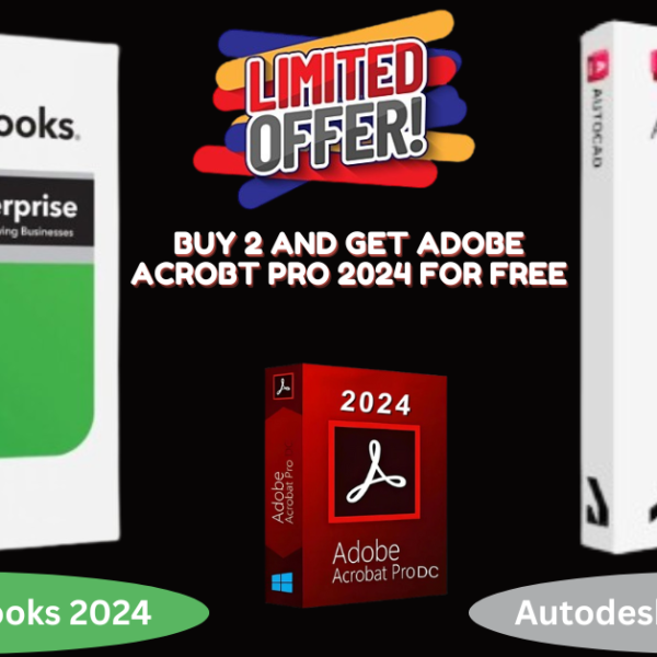 Buy Autodesk Autocad 2025 + Intuit Quickbooks 2024 ✅ Get Adobe Acrobat As Gift