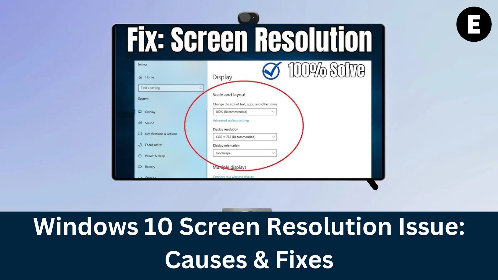 Windows 10 Screen Resolution Issue: Causes & Fixes
