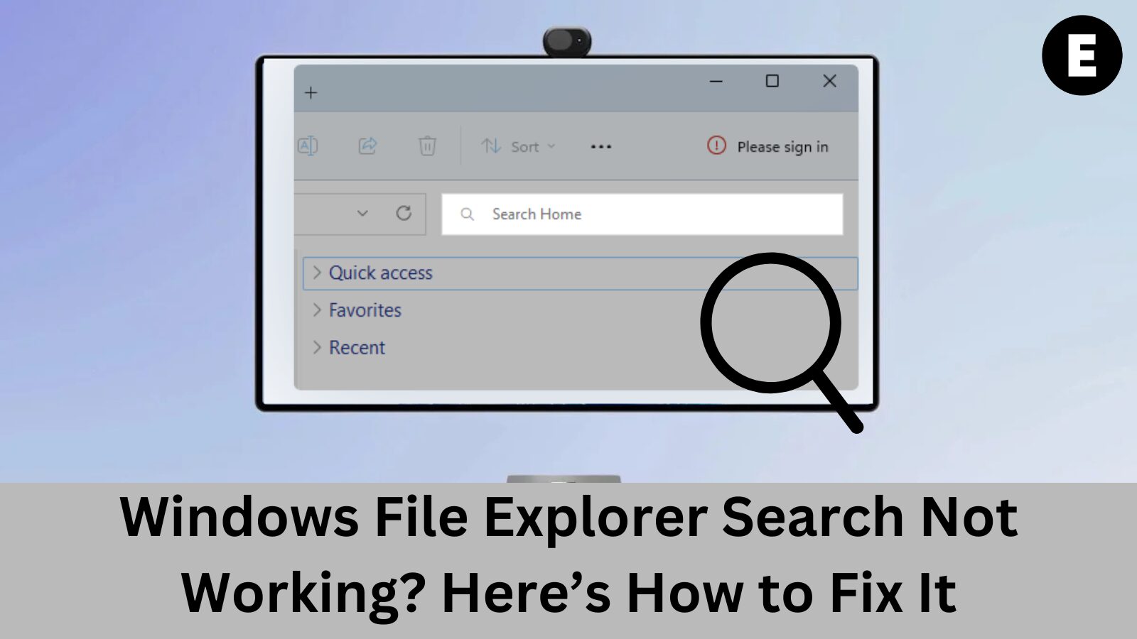Windows File Explorer Search Not Working? Here’s How to Fix It