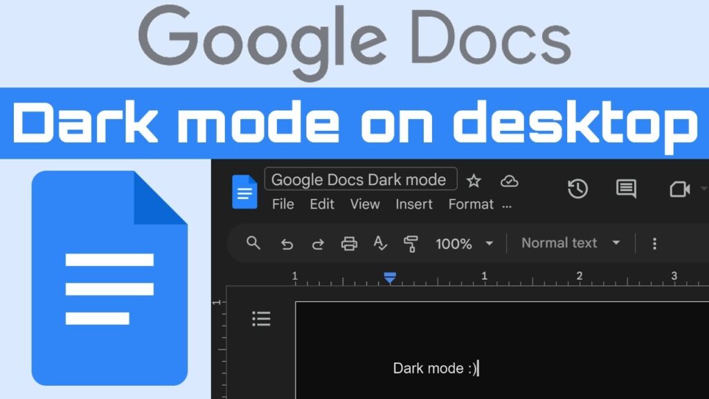 Dark mode google docs