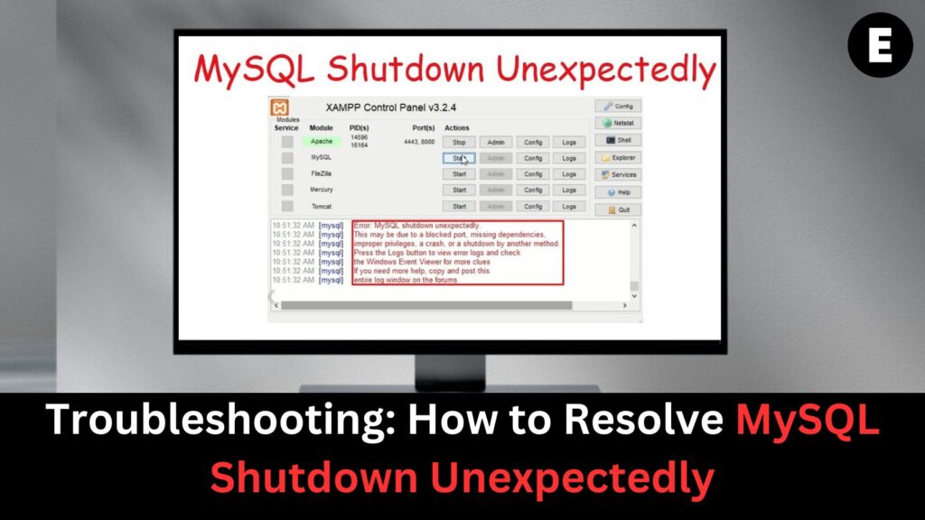 Troubleshooting: How to Resolve MySQL Shutdown Unexpectedly